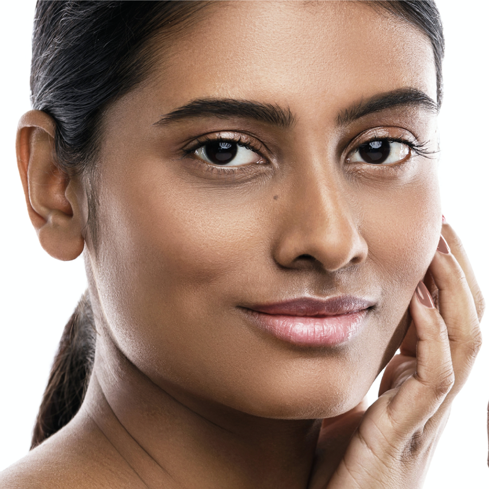 Clear, smooth skin after Letybo neurotoxin treatment at Dandelion Medical Aesthetics